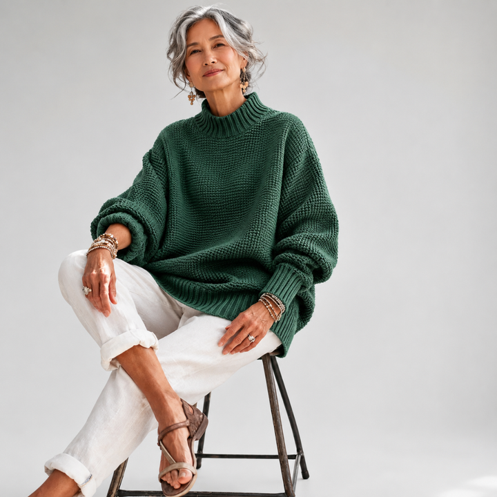Barbara Relaxed Knit Sweater