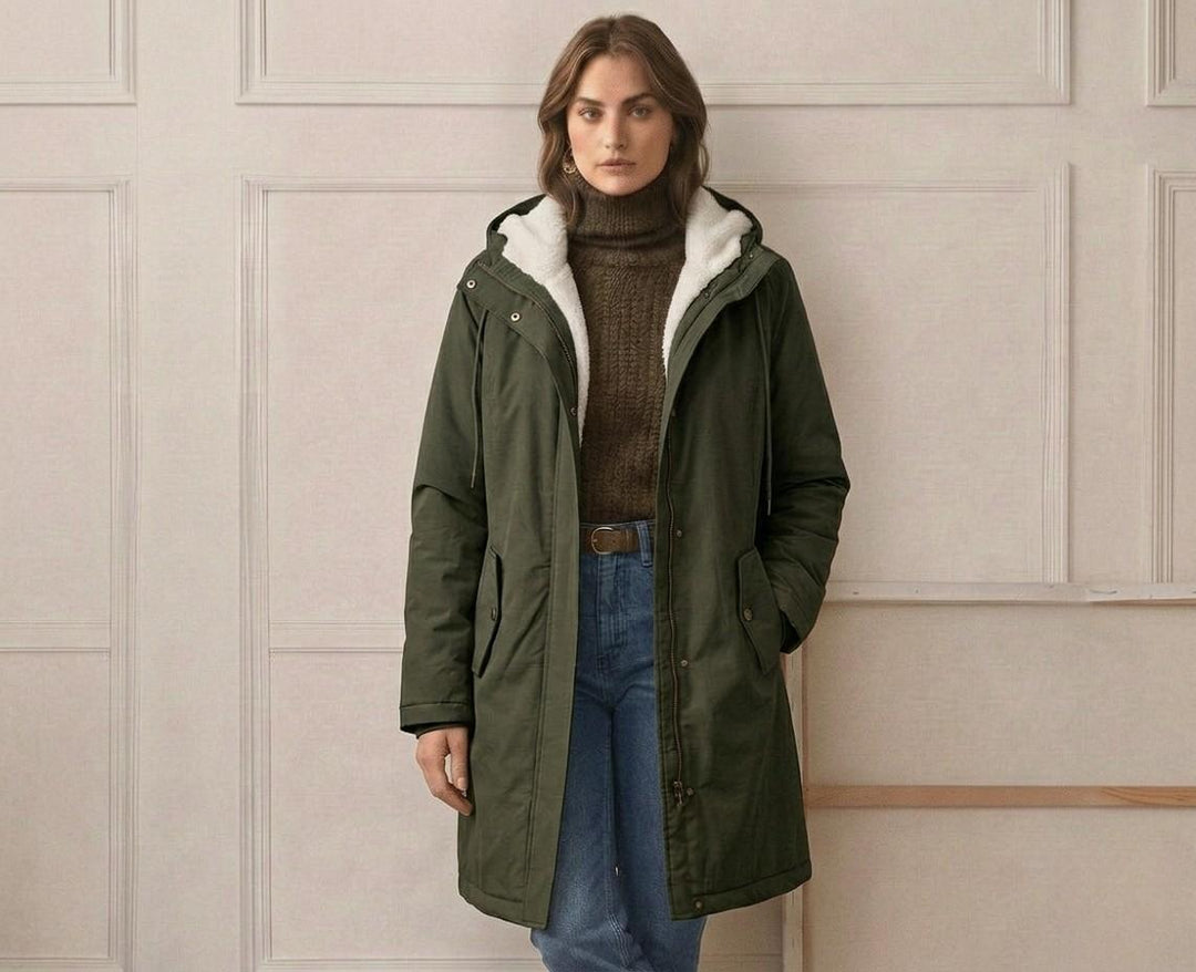 Marjorie | Cozy Hooded Weatherproof Coat