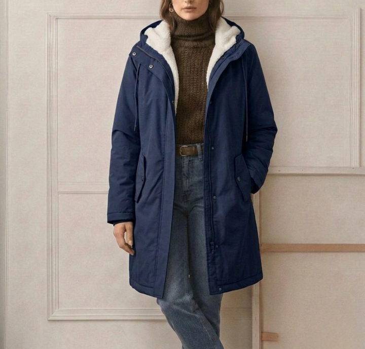 Marjorie | Cozy Hooded Weatherproof Coat
