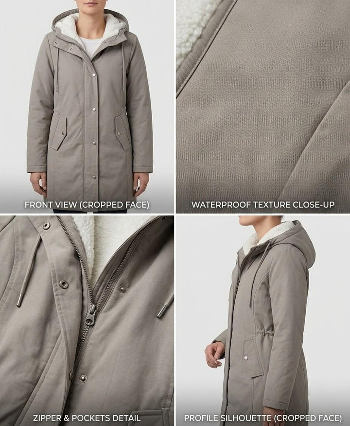 Marjorie | Cozy Hooded Weatherproof Coat