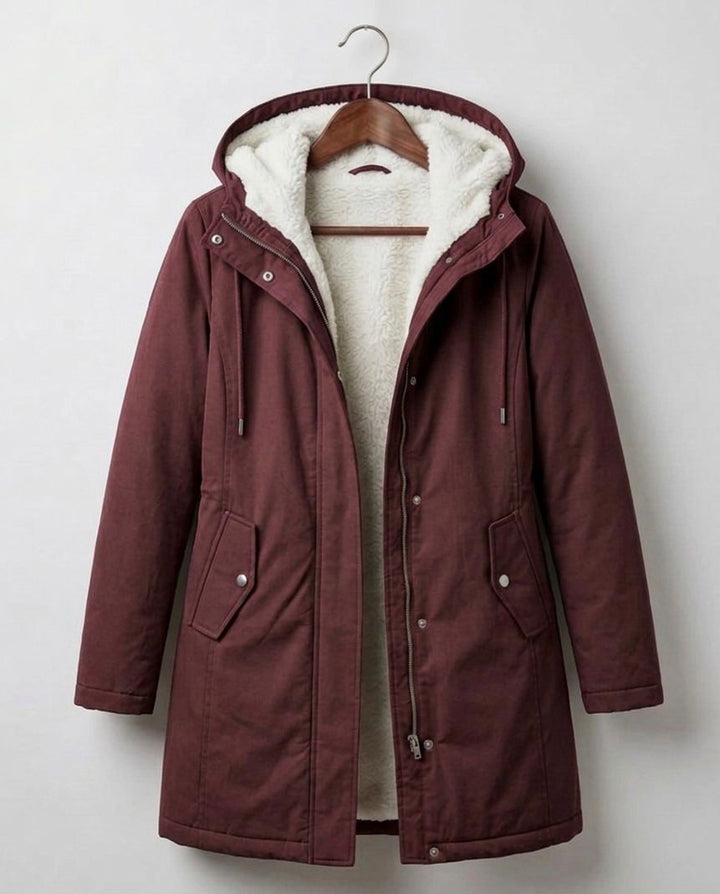 Marjorie | Cozy Hooded Weatherproof Coat