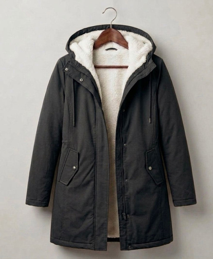 Marjorie | Cozy Hooded Weatherproof Coat