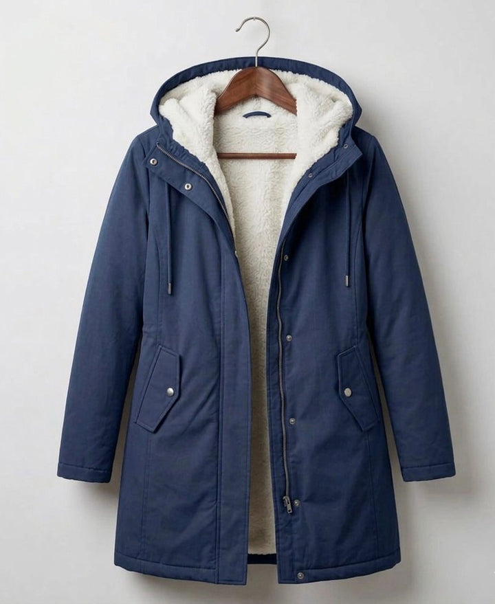 Marjorie | Cozy Hooded Weatherproof Coat