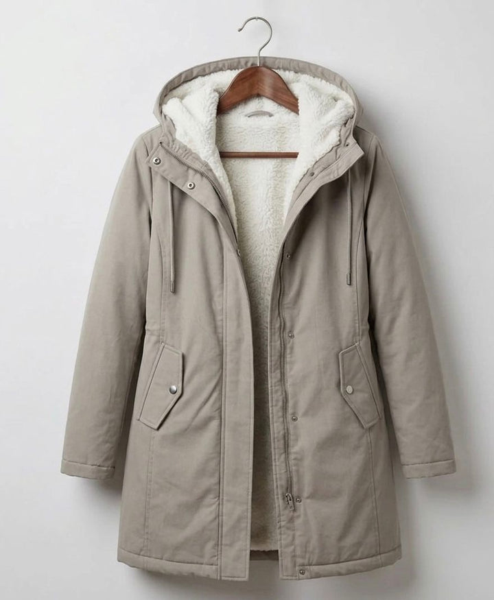 Marjorie | Cozy Hooded Weatherproof Coat